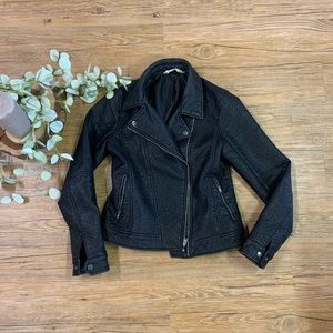 NWOT Hollister Vegan Leather Moto Jacket